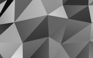 Light Silver, Gray vector blurry triangle pattern.