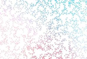 Light Blue, Red vector background with bubbles.