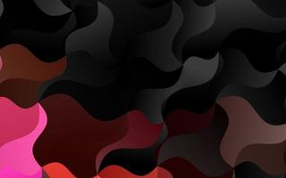 Light Red, Yellow vector pattern with lava shapes.