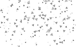 Light Silver, Gray vector layout with lines, triangles.