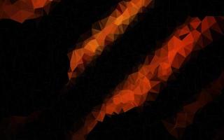 Dark Red vector shining triangular pattern.