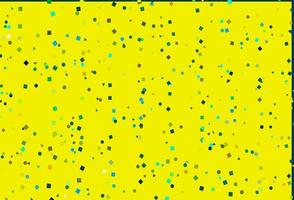 Light Blue, Yellow vector pattern in polygonal style with circles.