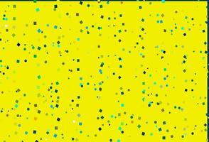 Light Blue, Yellow vector pattern in polygonal style with circles.