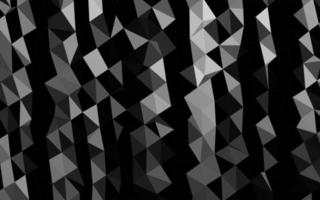 Dark Silver, Gray vector polygonal pattern.