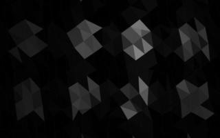 Dark Silver, Gray vector low poly cover.