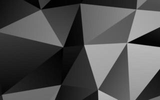 Dark Silver, Gray vector abstract polygonal layout.