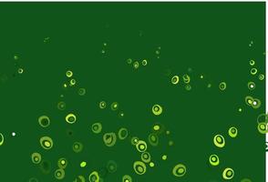 Light Green vector layout with circle shapes.