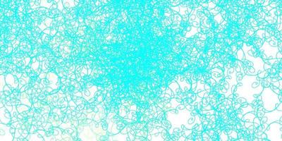 Light Blue, Green vector background with wry lines.