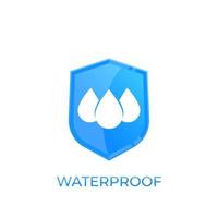 waterproof, water resistance icon vector