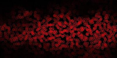 Dark Red vector texture with religion symbols.