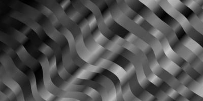 Light Gray vector background with curved lines.