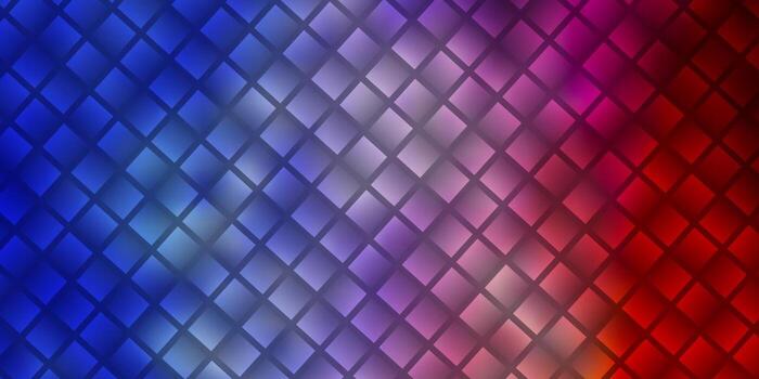 Light Blue, Red vector backdrop with rectangles.