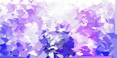 Light purple vector abstract triangle template.