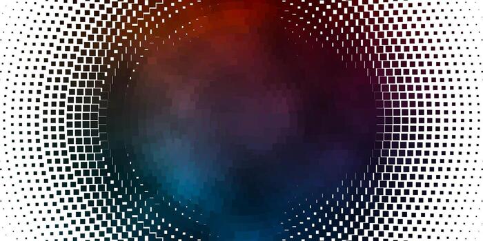 Light Blue, Red vector background with rectangles.