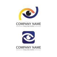 eye icon and vision design logo isolated sign symbol vector Intuition