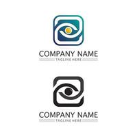 eye icon and vision design logo isolated sign symbol vector Intuition