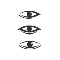 eye icon and vision design logo isolated sign symbol vector Intuition