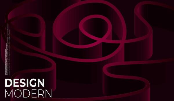 Abstract background with rolled cloth shapes. vector illustration