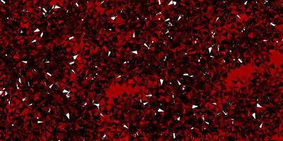 Light Red vector background with christmas snowflakes.