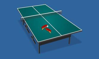 Table tennis complete kits vector design isolated background