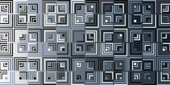 Geometric rectangle pattern blue background design modern vector