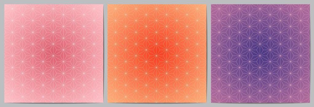 Abstract geometric pattern with triangles shape vector