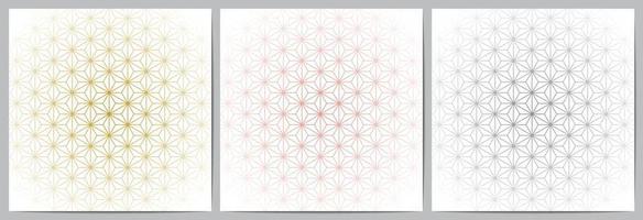 patrón geométrico de lujo con líneas de forma poligonal fondo blanco vector