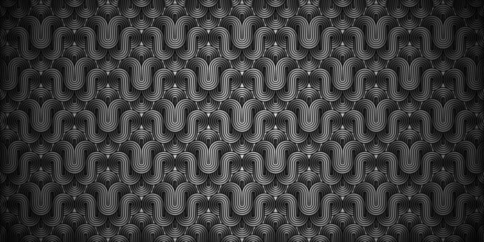 Geometric gray pattern with twisted line design modern vector