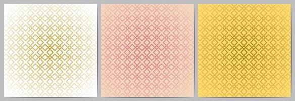 Geometric pattern modern background with striped square shape vector