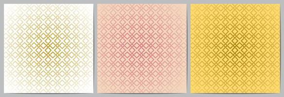 Geometric pattern modern background with striped square shape vector