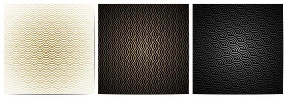 Geometric pattern circle overlapping traditional background vector