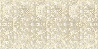 Geometric pattern gold background vintage art deco vector