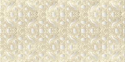 Geometric pattern gold background vintage art deco vector