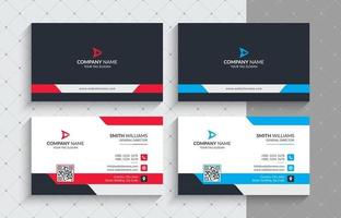 Creative and Modern Business Card Template vector