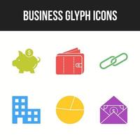 Unique Business vector icon set for commercial use