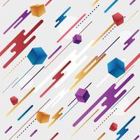 Abstract geometric background modern style vector