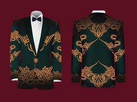 diseños de blazer decorativos vector