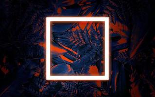Fluorescent summer background, abstract summer frame,banner photo