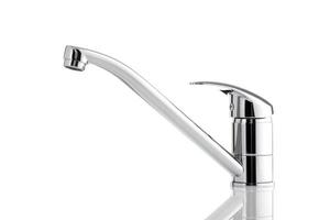 Kitchens hot and cold water faucet photo