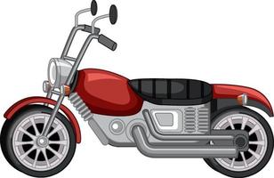 Isolated classic vintage motorcycle vector