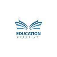 Education logo template design vector illustration icon