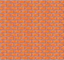 Orange Brick Wall vector