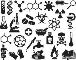 Chemical Icons Set