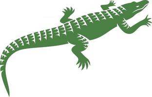 Crocodile or Alligator Symbol vector