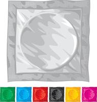 colección de envases de condones
