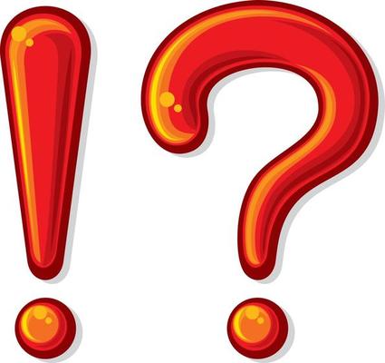 Exclamation Point and a Question Mark