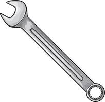 Hand Wrench Tool or Spanner vector