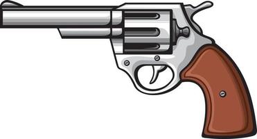 Handgun or Pistol vector