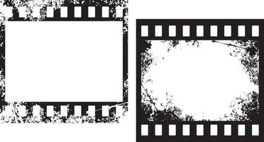 Grunge Filmstrip Frame vector