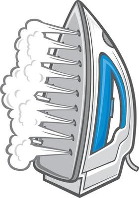 Hot Iron with a Cloud of Steam